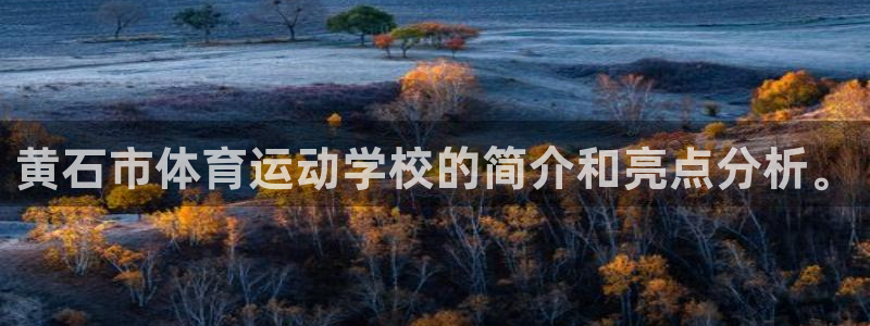 qy千亿球友会体育：黄石市体育运动学校的简介和亮点分析。
